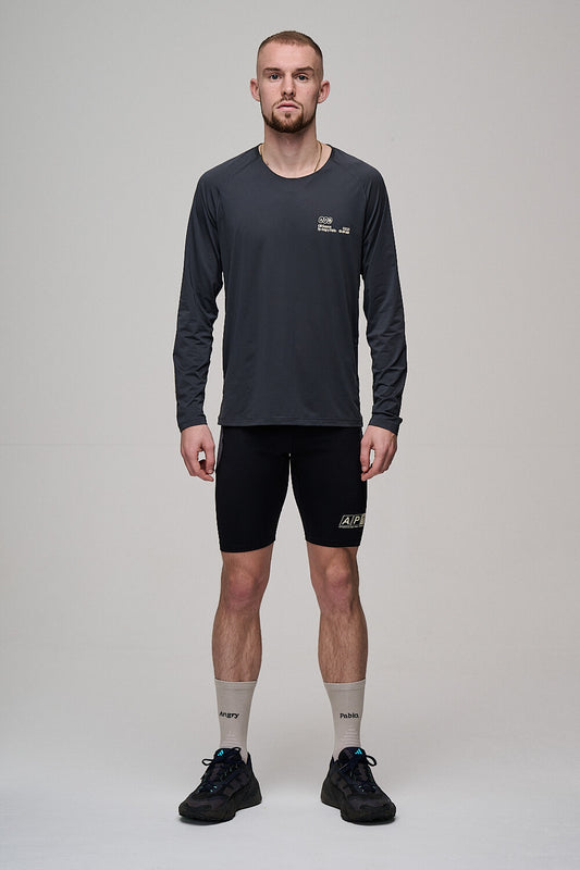 Off-Season Long Sleeve Running Tee | Charcoal