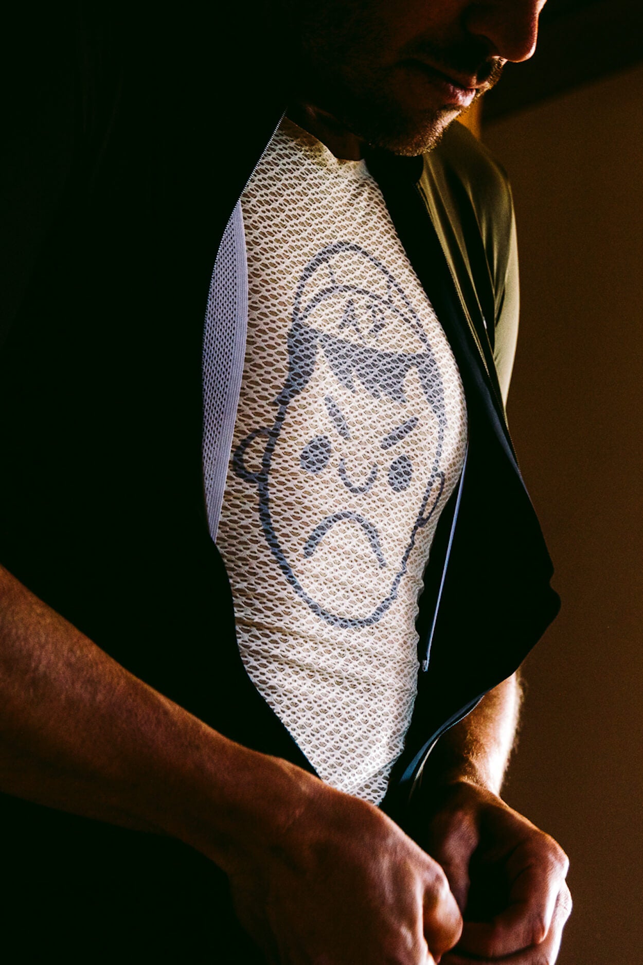 Pastel Yellow Cycling Base Layer