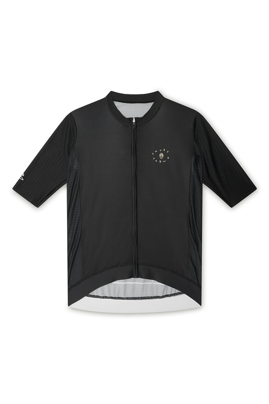 Short Sleeve Cycling Jersey | Static Capsule / Charcoal Black