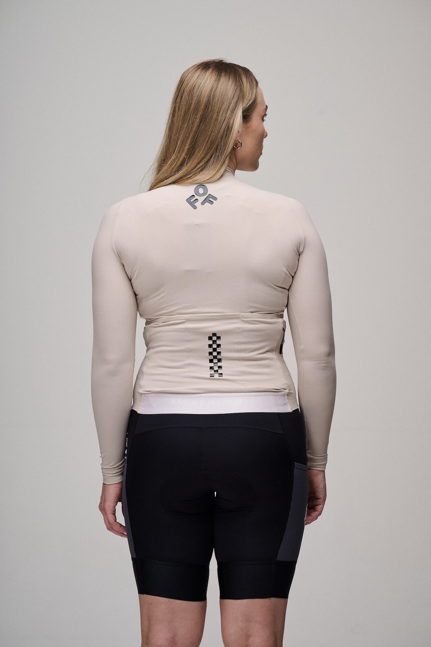 Off-Season Long Sleeve Cycling Jersey | Chalk