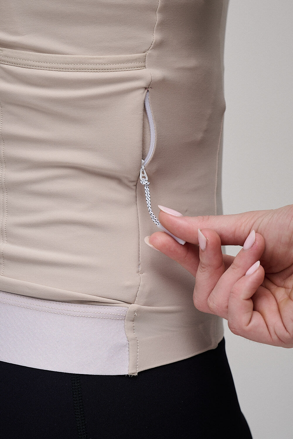 Off-Season Long Sleeve Cycling Jersey | Chalk