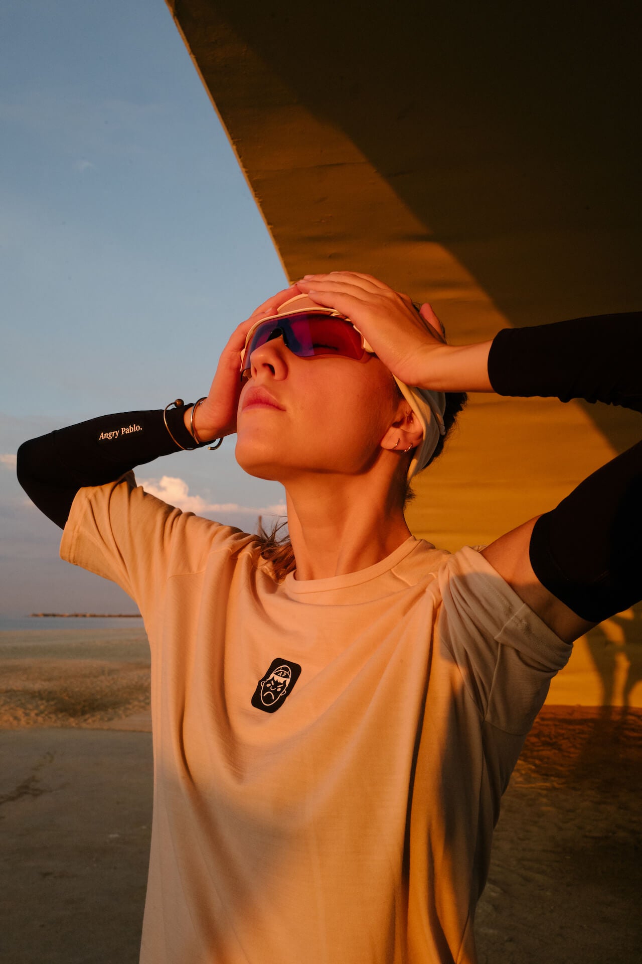 Short Sleeve Running Tee | Desert Sand