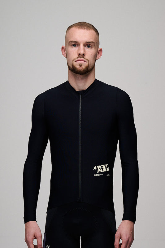 Off-Season Long Sleeve Cycling Jersey | Black