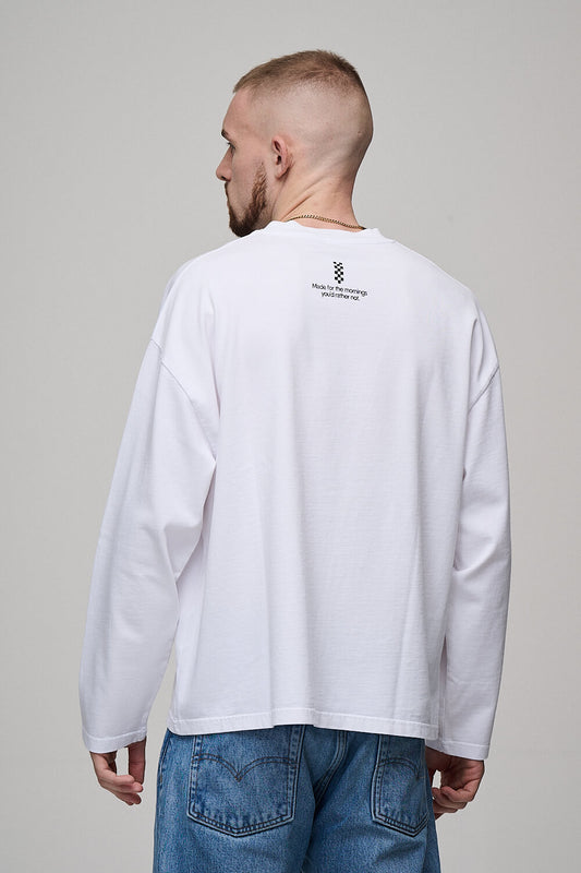 Off-Season Heavy Long Sleeve Tee | White