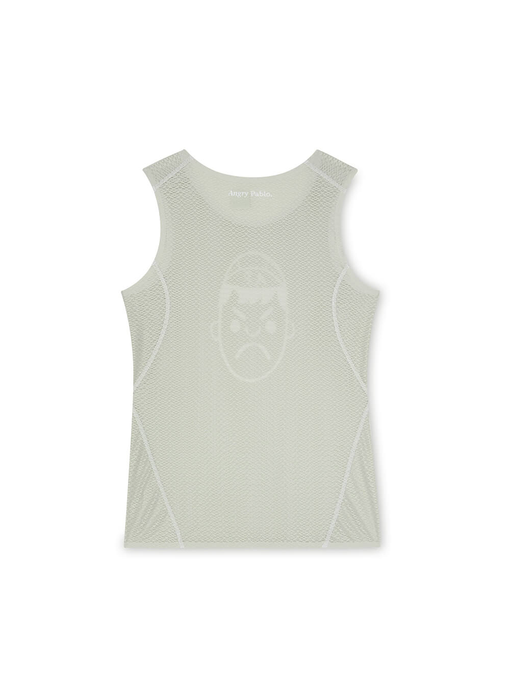 Lightweight Mesh Sleeveless Undervest / Pastel Brown